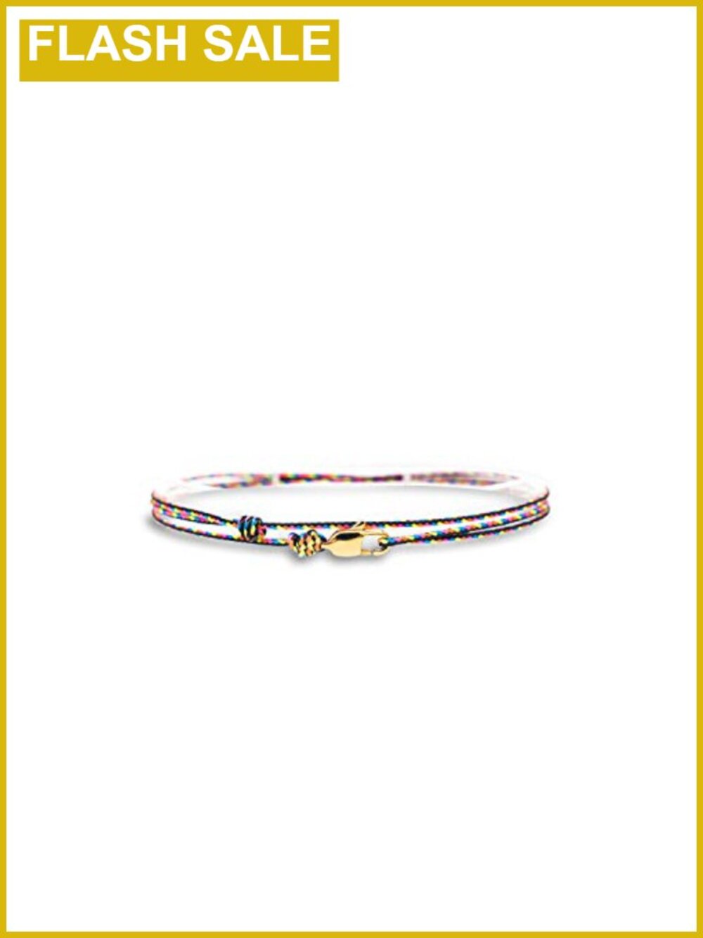 Handmade Surfer Anklet with Snap Hook Clasp Waterproof Adjustable Cotton